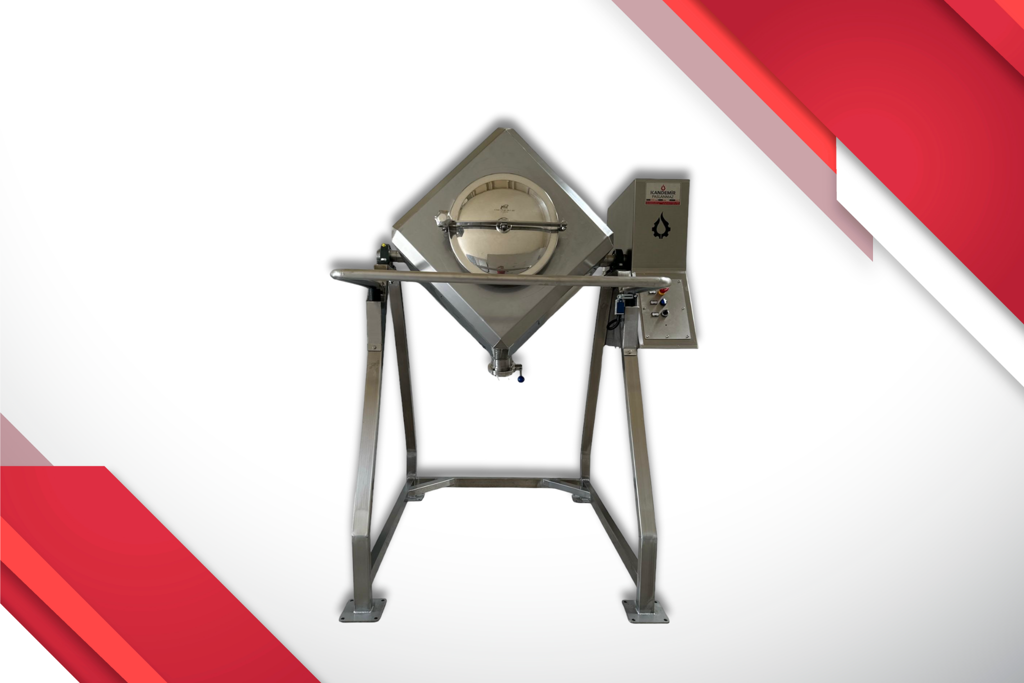 Cubical Type Powder Mixer